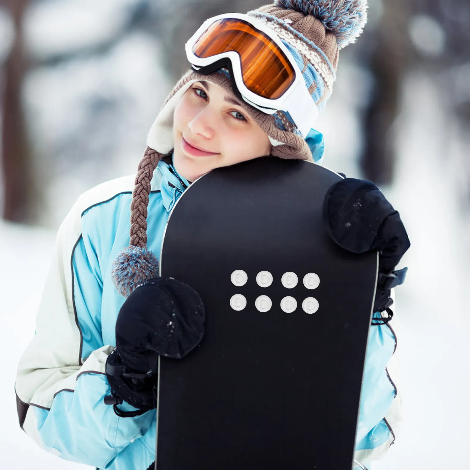 50Pcs Snowboard Traction Pad Sticker Nonslip Adhesive Grip Enhancer for Extra Stability Control Safety on Slopes All Skill
50Pcs Snowboard Traction Pad Sticker Nonslip Adhesive Grip Enhancer for Extra Stability Control Safety on Slopes All Skill