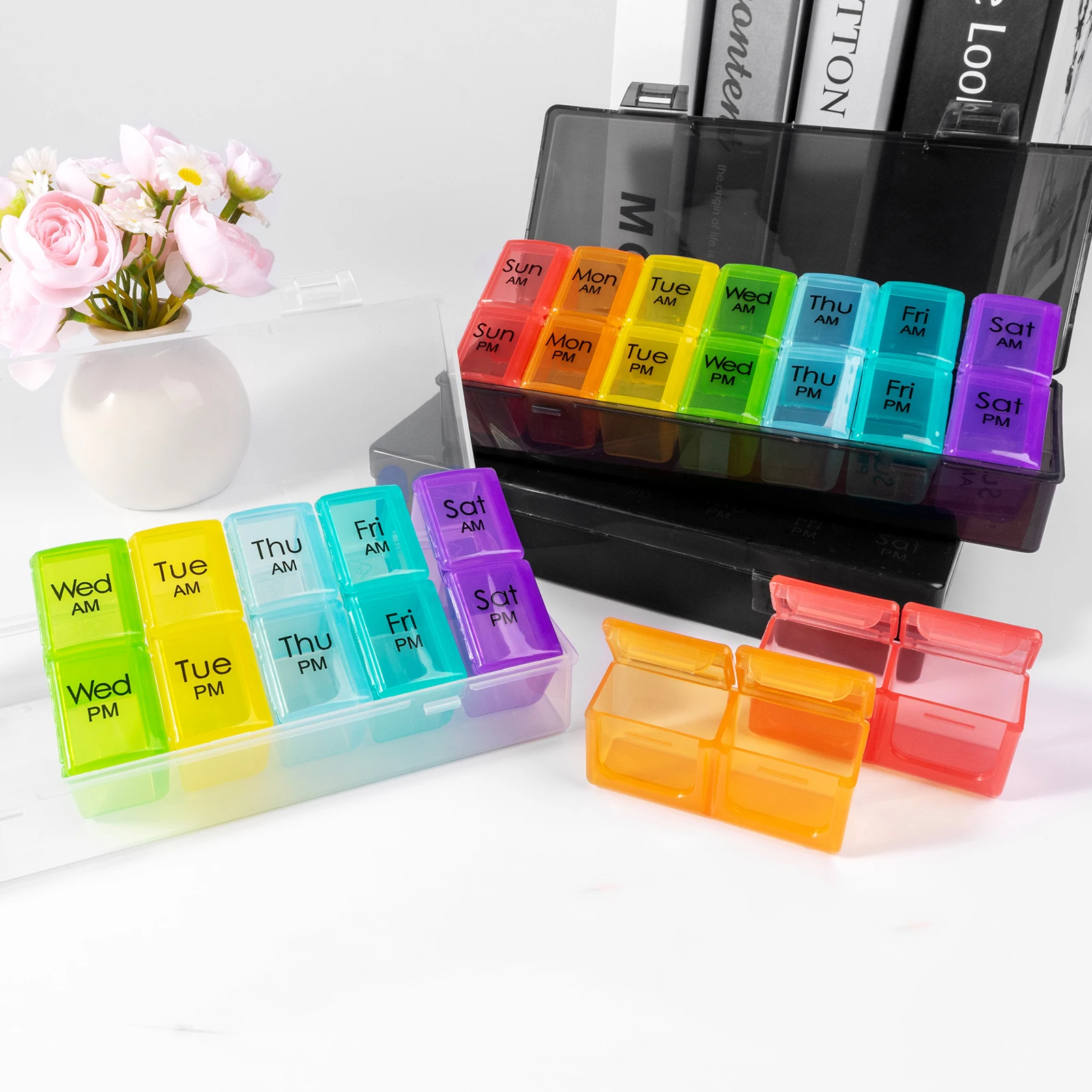 Portable Pill Box 14 Cells In The Morning And Evening Planning Drug Division Sealed Anti-Slip Wear-Resistant Health Products
Portable Pill Box 14 Cells In The Morning And Evening Planning Drug Division Sealed Anti-Slip Wear-Resistant Health Products