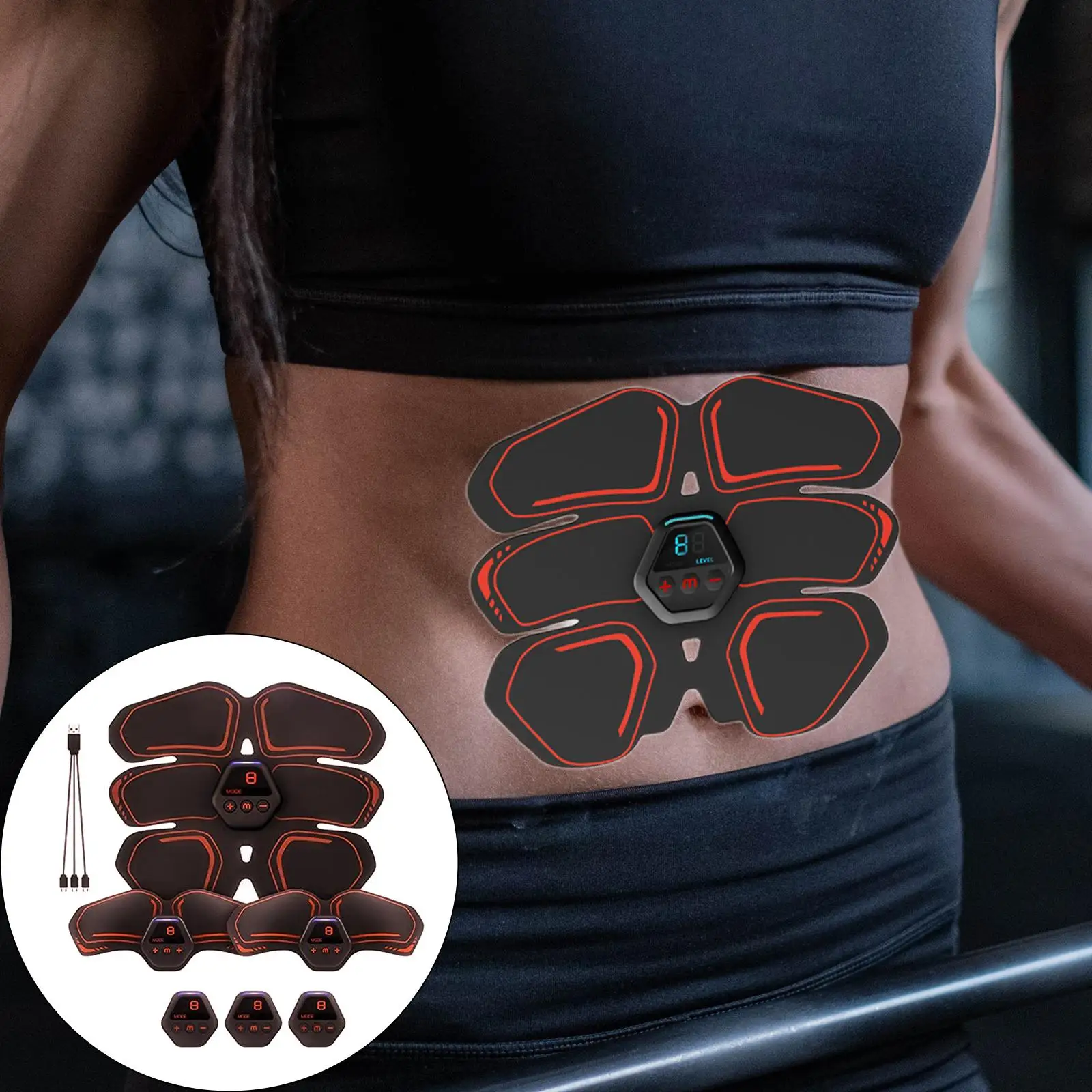 Беспроводной стимулятор пресса, тоник для мышц для дома, тренировки живота/рук/ног
Беспроводной стимулятор пресса, тоник для мышц для дома, тренировки живота/рук/ног