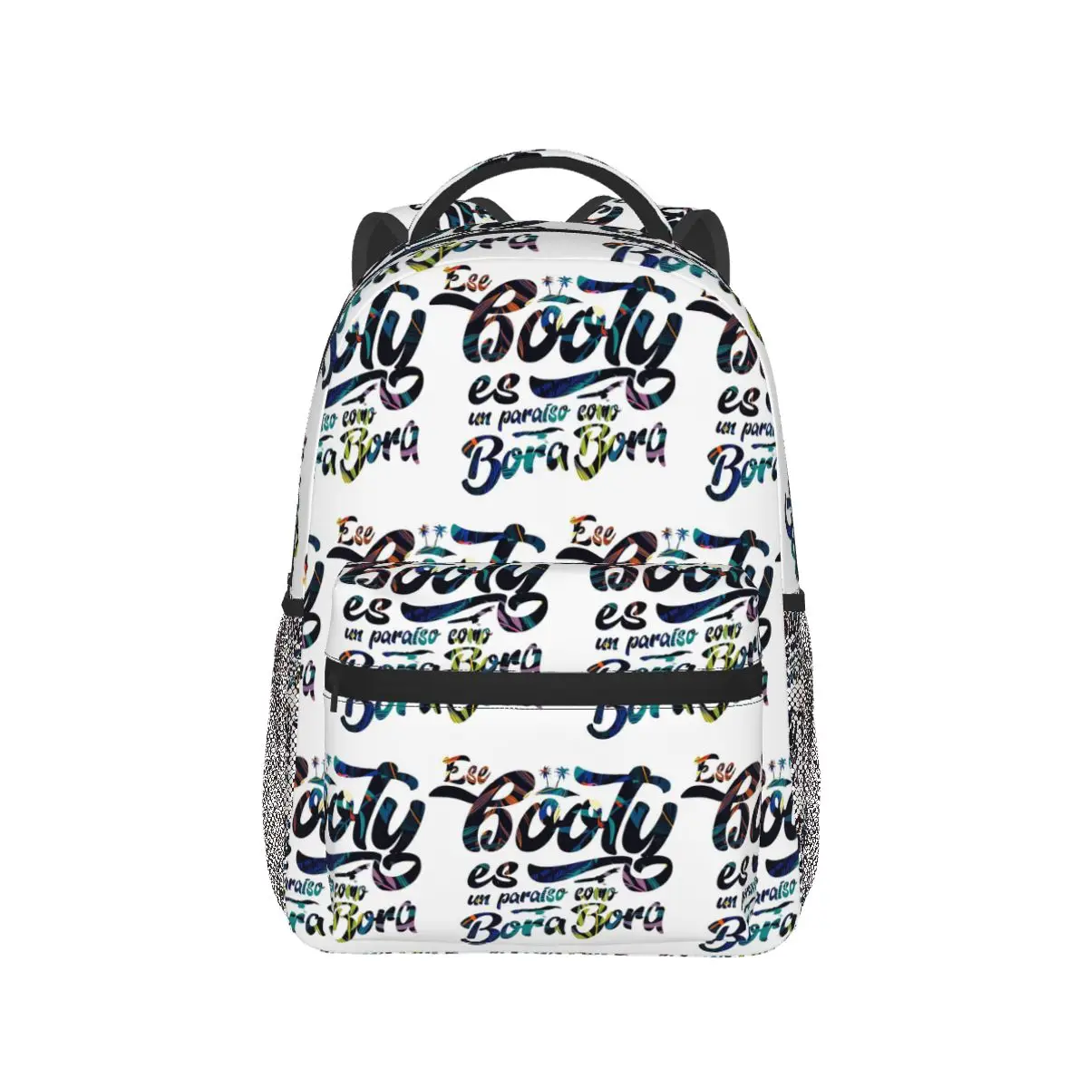 Rapper Bad Bunny Ese Booty Es Un Paraiso Como Bora Bora Backpack Hot Sale Daypack BookBag School Bag Shoulder Bags for Men Women
Rapper Bad Bunny Ese Booty Es Un Paraiso Como Bora Bora Backpack Hot Sale Daypack BookBag School Bag Shoulder Bags for Men Women