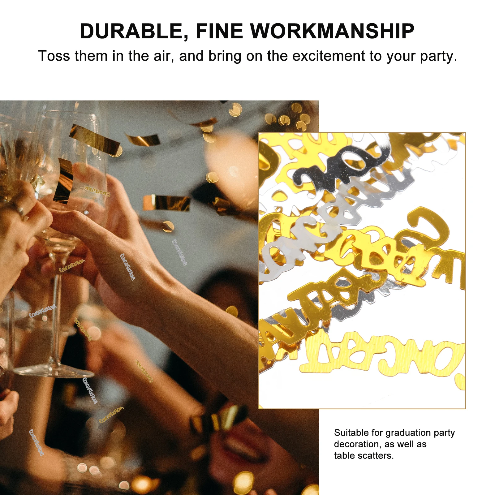 Graduation Table Scatter Party Confetti Decoration Decorative Decorations Black
Graduation Table Scatter Party Confetti Decoration Decorative Decorations Black