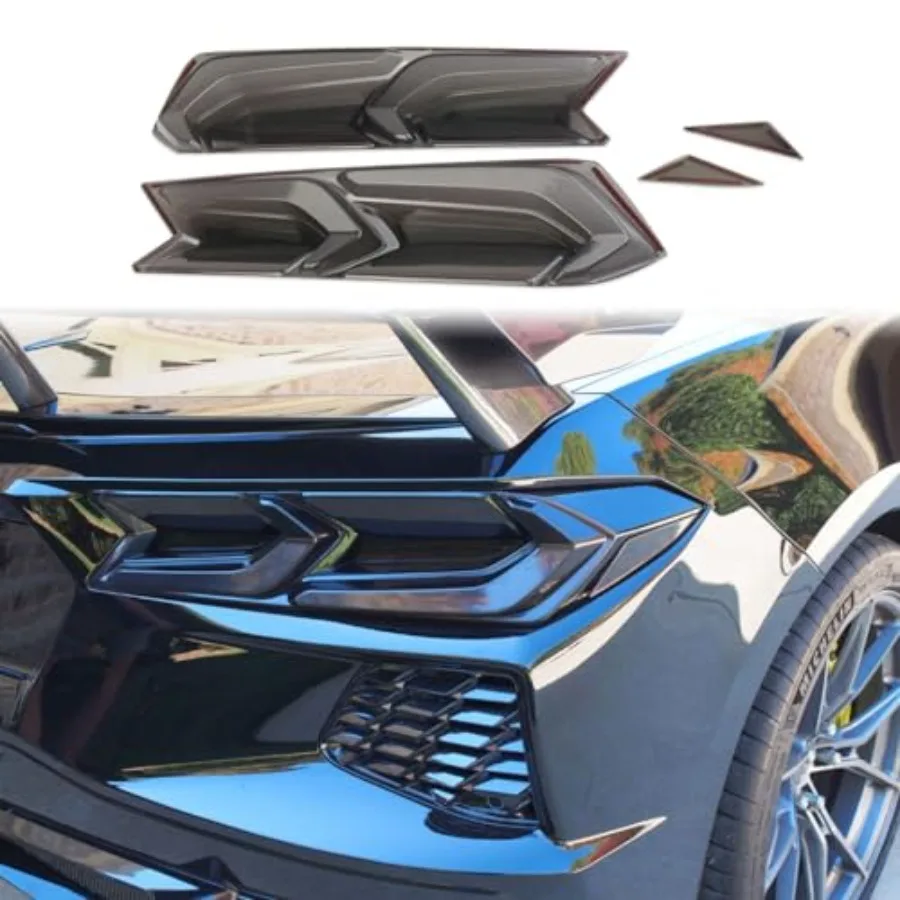Transparent Black ABS Taillight Trim Rear Light Protection Cover for Chevrolet Corvette C8 Stingray/Z06/E-Ray 2020-2025
Transparent Black ABS Taillight Trim Rear Light Protection Cover for Chevrolet Corvette C8 Stingray/Z06/E-Ray 2020-2025