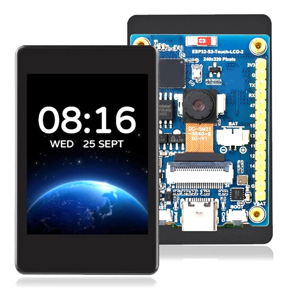 Новинка 2025 года ESP32-S3, 2-дюймовый емкостный сенсорный экран IPS, макетная плата 240x320, ЖК-дисплей, 262k, поддержка цветов, Wi-Fi и Bluetooth
Новинка 2025 года ESP32-S3, 2-дюймовый емкостный сенсорный экран IPS, макетная плата 240x320, ЖК-дисплей, 262k, поддержка цветов, Wi-Fi и Bluetooth