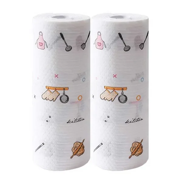 2 Rolls Kitchen Paper Towels Disposable Dish Cleaning Cloth Kitchen Tissue Paper
2 Rolls Kitchen Paper Towels Disposable Dish Cleaning Cloth Kitchen Tissue Paper