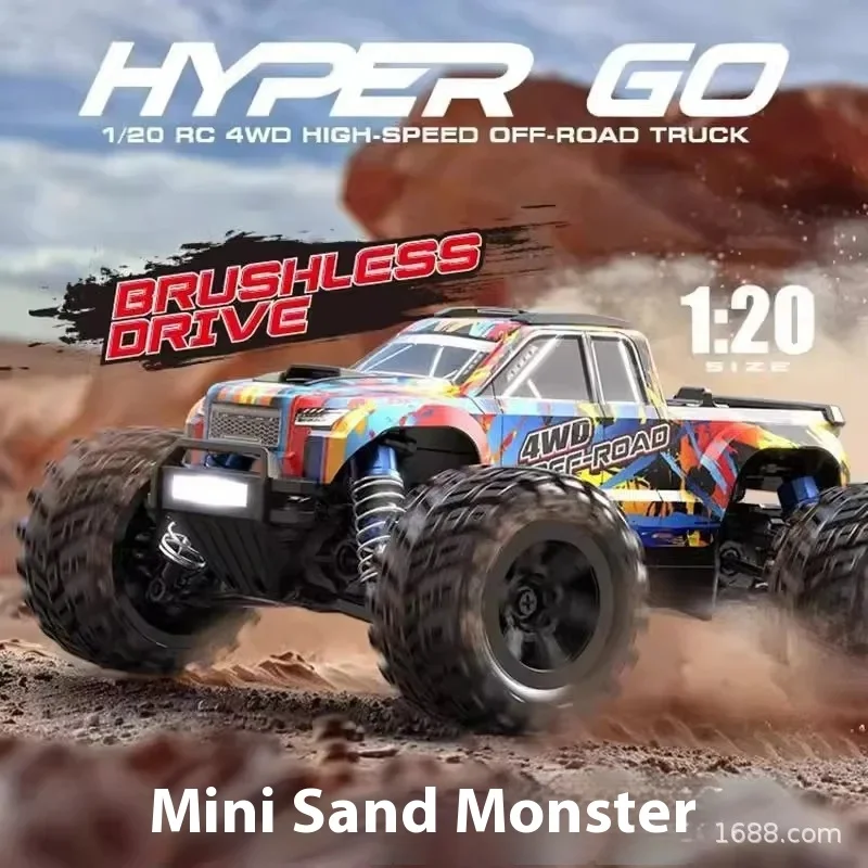 Meijiaxin 20208 Mini Monster 1/20 Brushless Remote Control Electric 4wd High Speed Off Road Vehicle Professional Adult Toy
Meijiaxin 20208 Mini Monster 1/20 Brushless Remote Control Electric 4wd High Speed Off Road Vehicle Professional Adult Toy