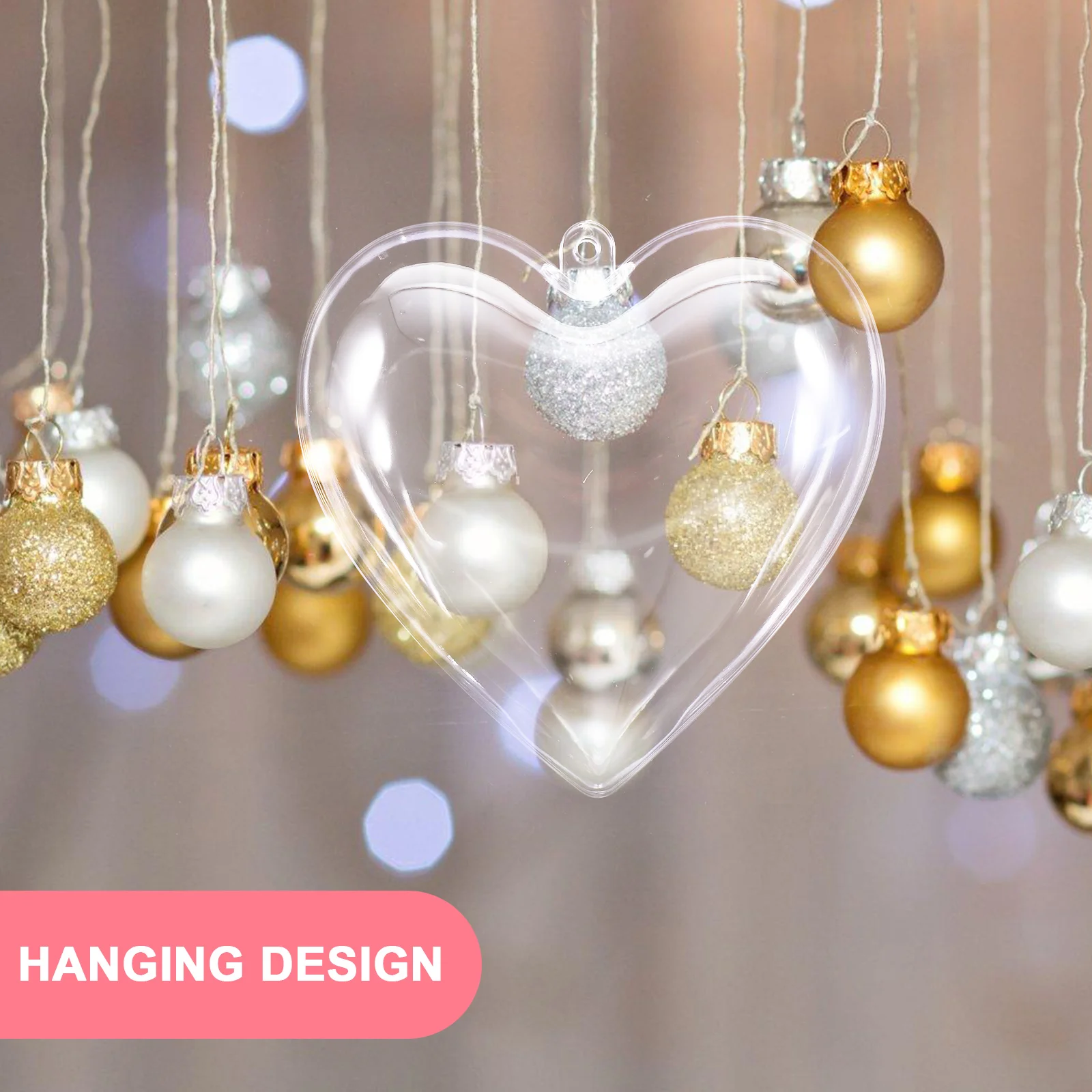 5 Pcs Candy Christmas Ball Box Wedding Boxes Heart Shaped Containers Folding Transparent Decorative for Sweets Father
5 Pcs Candy Christmas Ball Box Wedding Boxes Heart Shaped Containers Folding Transparent Decorative for Sweets Father