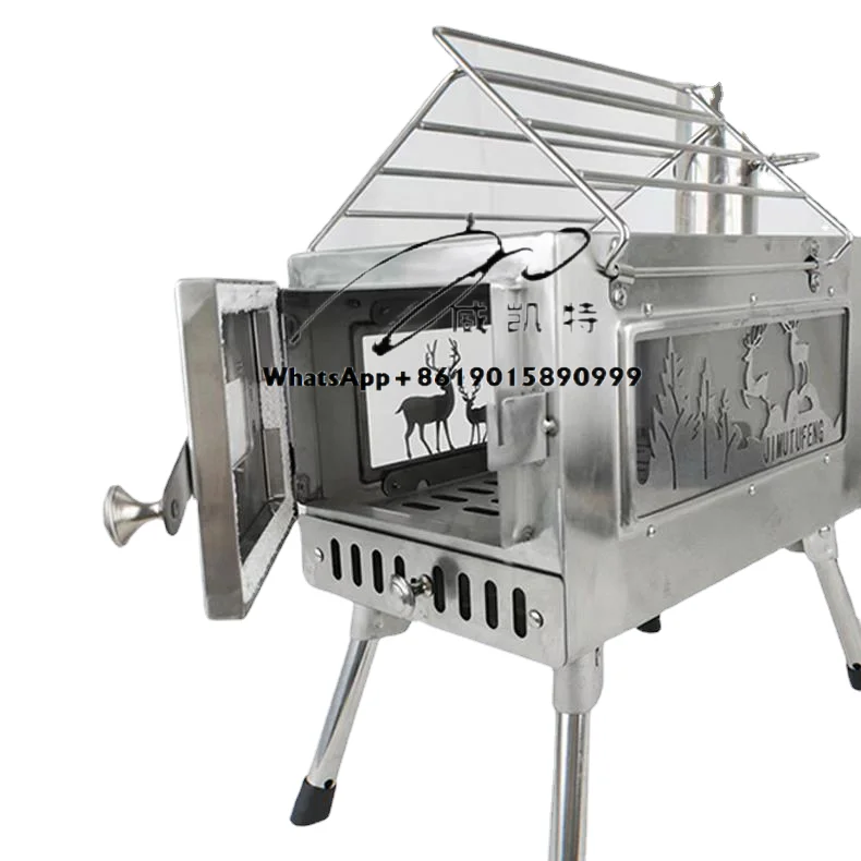 New Stainless Steel Tent Stove Smokeless Convenient Folding Three-dimensional Double-sided Glass Window Grate Heating Outdoor
New Stainless Steel Tent Stove Smokeless Convenient Folding Three-dimensional Double-sided Glass Window Grate Heating Outdoor