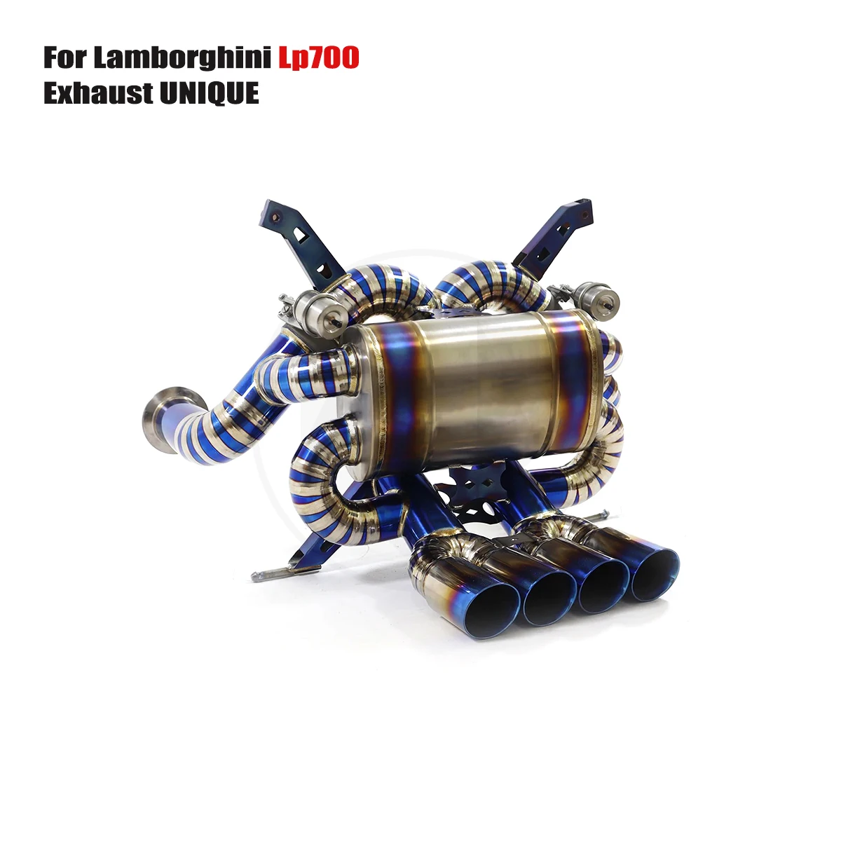 UNIQUE For 2013+ Lamborghini Lp720 V12 6.5L performance valve titanium exhaust system TC4 titanium alloy exhaust muffler
UNIQUE For 2013+ Lamborghini Lp720 V12 6.5L performance valve titanium exhaust system TC4 titanium alloy exhaust muffler