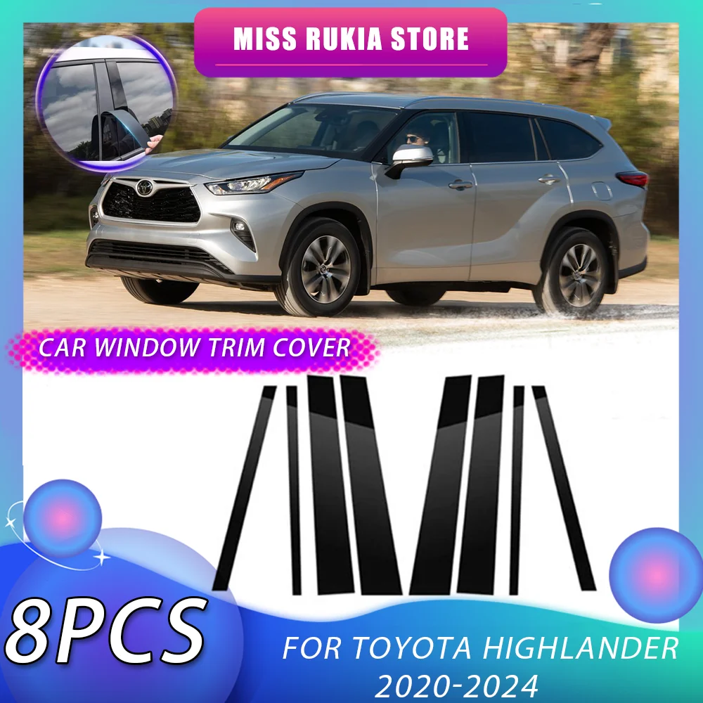 Накладка на окно автомобиля для Toyota Highlander XU70 Kluger 2020 2021 2022 2023 2024, черная накладка на стойку, стикеры, аксессуары
Накладка на окно автомобиля для Toyota Highlander XU70 Kluger 2020 2021 2022 2023 2024, черная накладка на стойку, стикеры, аксессуары