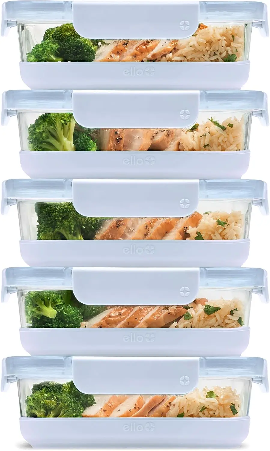 5-Pack Glass Meal Prep Containers 3.4 Cup with Airtight Lids, Leak-Proof, Dishwasher Safe
5-Pack Glass Meal Prep Containers 3.4 Cup with Airtight Lids, Leak-Proof, Dishwasher Safe