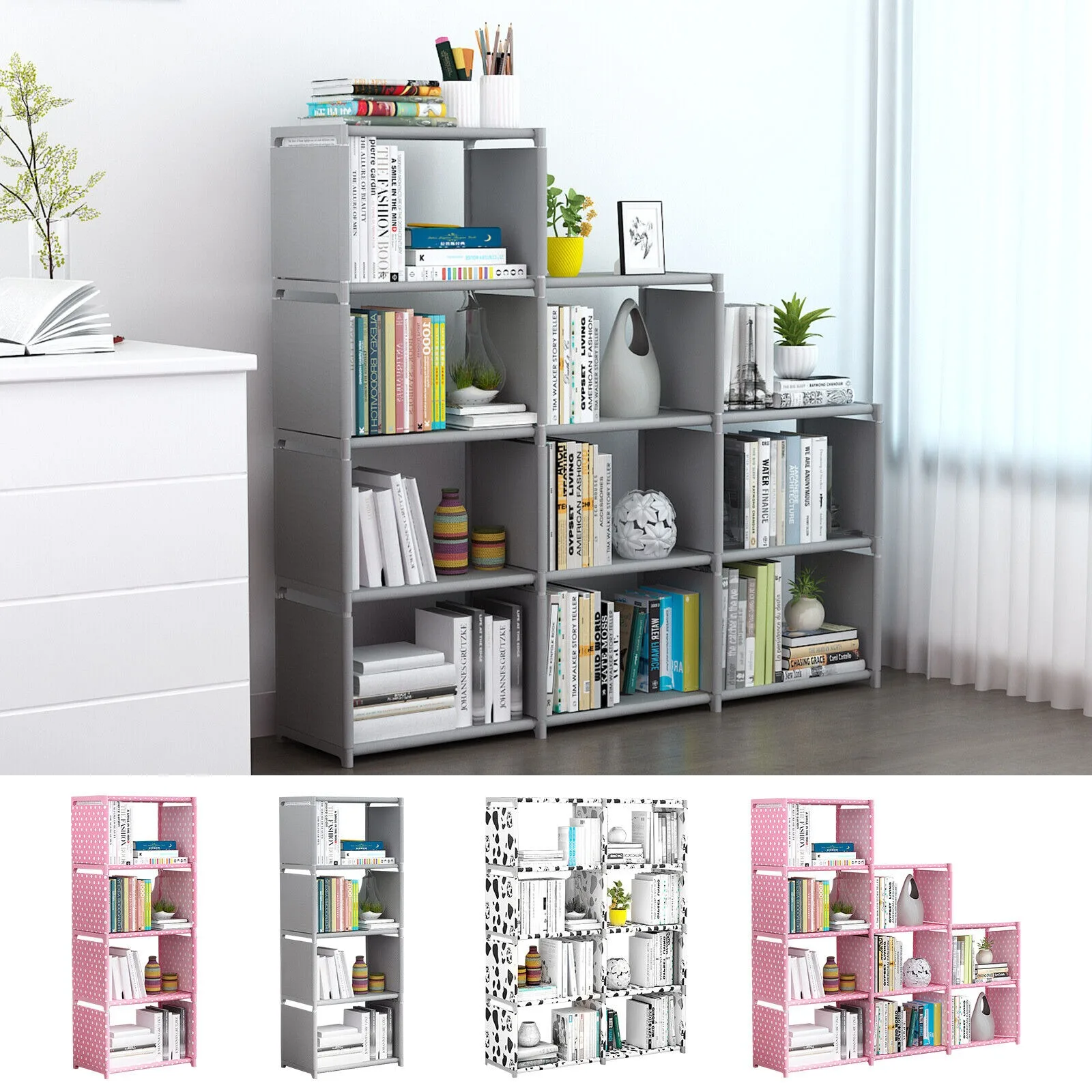 Bookshelf Cube Storage Shelf Rack Organizer Bookcase DIY Cabinet Home Office United States
Bookshelf Cube Storage Shelf Rack Organizer Bookcase DIY Cabinet Home Office United States