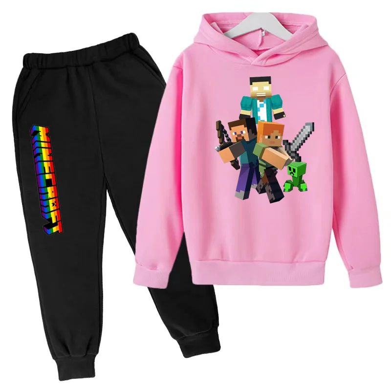Kids Spring Autumn New Casual Cartoon Print 2pcs Hoodie+Jogging Pants Tracksuits 3-12 Years Boys Girls Outfits Children Clothes
Kids Spring Autumn New Casual Cartoon Print 2pcs Hoodie+Jogging Pants Tracksuits 3-12 Years Boys Girls Outfits Children Clothes