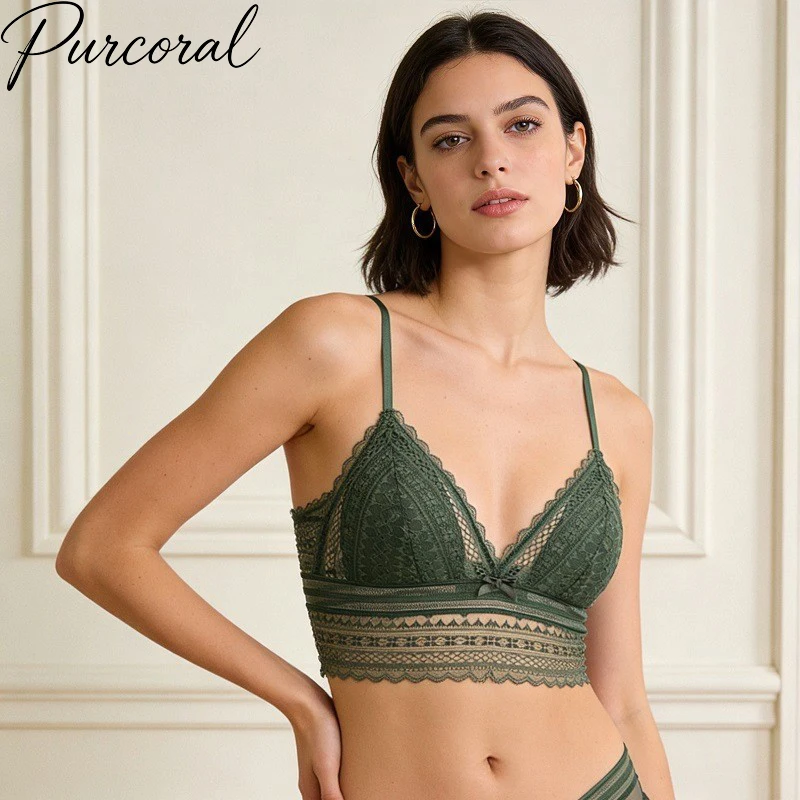 Breathable Lace U-shaped Backless Women Bra Ultra-Thin Design Without Steel Rings Triangular Cup Bra French Style Bra
Breathable Lace U-shaped Backless Women Bra Ultra-Thin Design Without Steel Rings Triangular Cup Bra French Style Bra