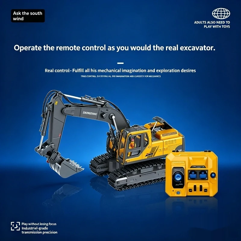 WenNanfeng Multifunctional Alloy Remote Control Excavator Electric Simulation Rechargeable Powerful Engineering Toy For Adult
WenNanfeng Multifunctional Alloy Remote Control Excavator Electric Simulation Rechargeable Powerful Engineering Toy For Adult