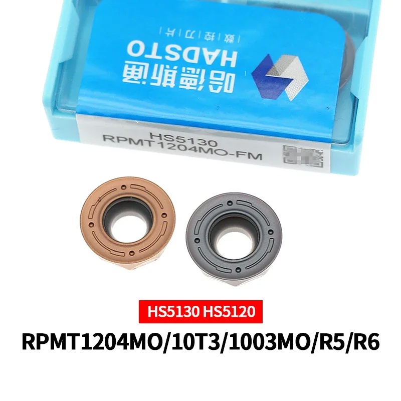 10pcs HADSTO Carbide Milling Insert RPMT1003MO-FM RPMT10T3MO-FM RPMT1204MO-FM RPMT08T2MO-FM HS5130 HS5120 CNC Cutting Blades
10pcs HADSTO Carbide Milling Insert RPMT1003MO-FM RPMT10T3MO-FM RPMT1204MO-FM RPMT08T2MO-FM HS5130 HS5120 CNC Cutting Blades