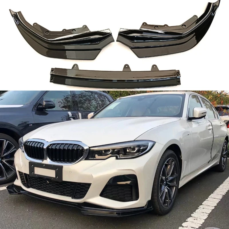 For BMW 3 Series G20 2020-2022 Bright Black Spoiler Front Bumper Lip Diffuser Front lip Front Chin black Spoiler Upgrad Body Kit
For BMW 3 Series G20 2020-2022 Bright Black Spoiler Front Bumper Lip Diffuser Front lip Front Chin black Spoiler Upgrad Body Kit