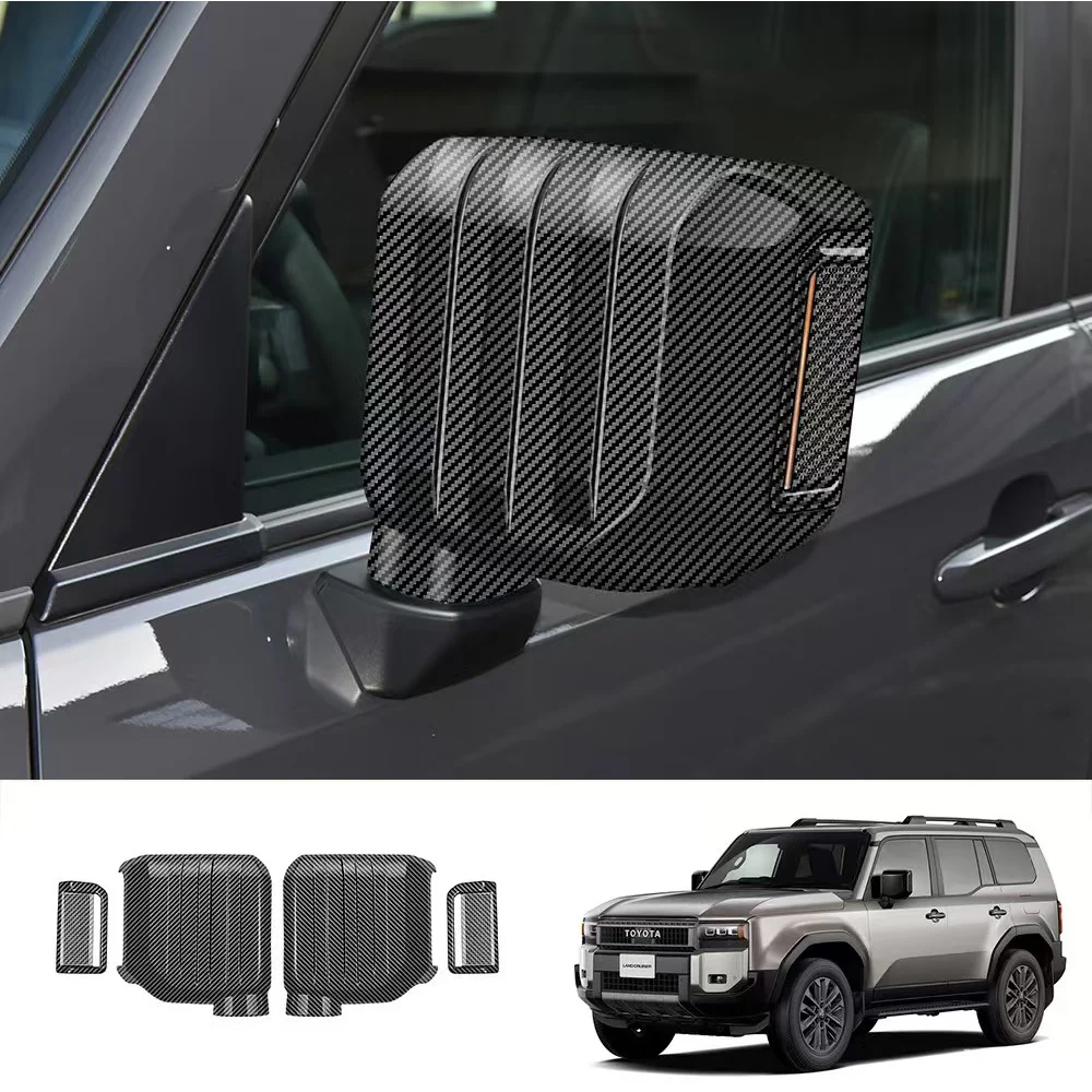 For Toyota Land Cruiser 250 Prado LC250 2024 ABS Rear View Side Door Mirror Decorative Cover Trim Sticker Accessories
For Toyota Land Cruiser 250 Prado LC250 2024 ABS Rear View Side Door Mirror Decorative Cover Trim Sticker Accessories
