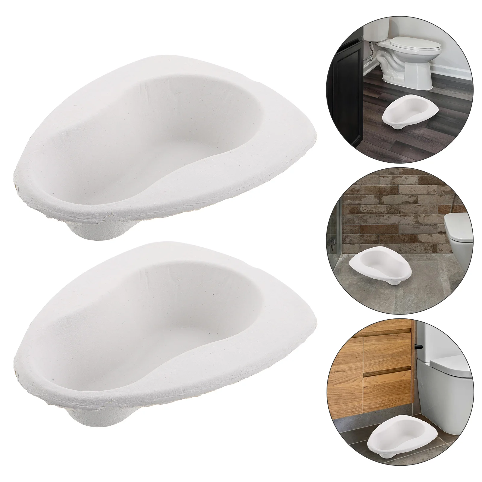 5 Pcs Paper Pulp Potty Bed Pan Women Pans for Poop Water Proof Elderly Woman Bedpan
5 Pcs Paper Pulp Potty Bed Pan Women Pans for Poop Water Proof Elderly Woman Bedpan
