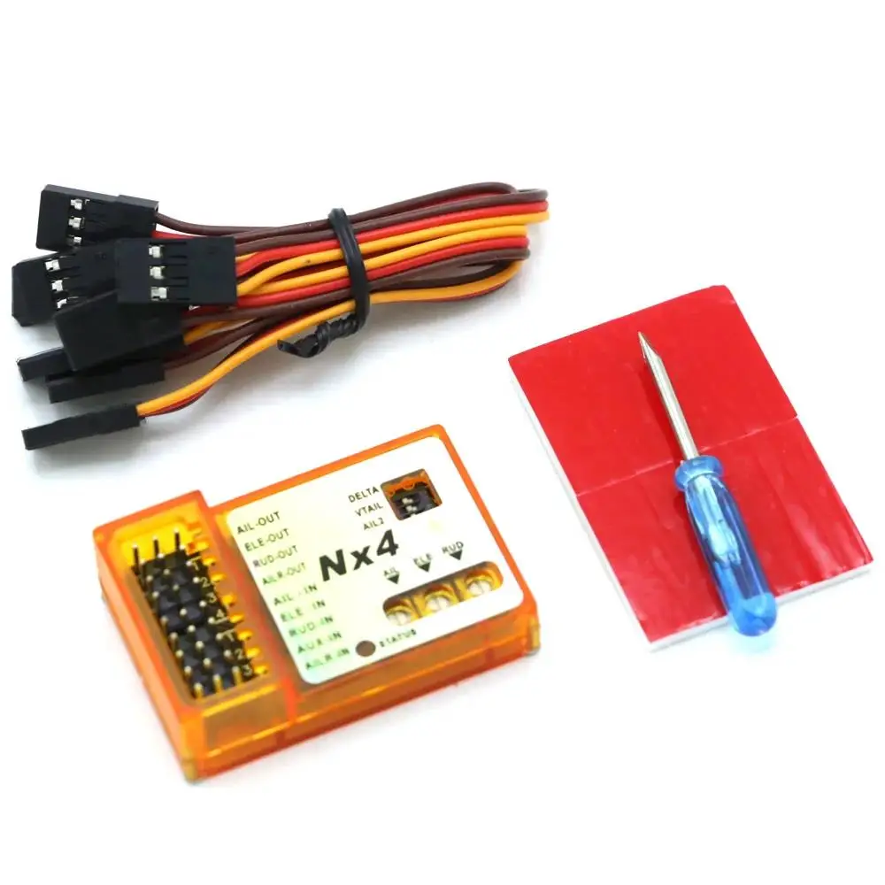 ZMR NX4 EVO Flight Controller 3D Flight Gyroscope Balance For Fixed-wing Aircraft Support Rate/Hold/Gyro Off Mode
ZMR NX4 EVO Flight Controller 3D Flight Gyroscope Balance For Fixed-wing Aircraft Support Rate/Hold/Gyro Off Mode