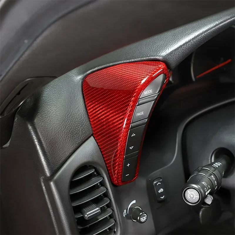 For Chevrolet Corvette C6 2005-2013 Car Dashboard Adjustment Button Trim Frame Sticker Real Carbon Fiber Interior Accessories
For Chevrolet Corvette C6 2005-2013 Car Dashboard Adjustment Button Trim Frame Sticker Real Carbon Fiber Interior Accessories
