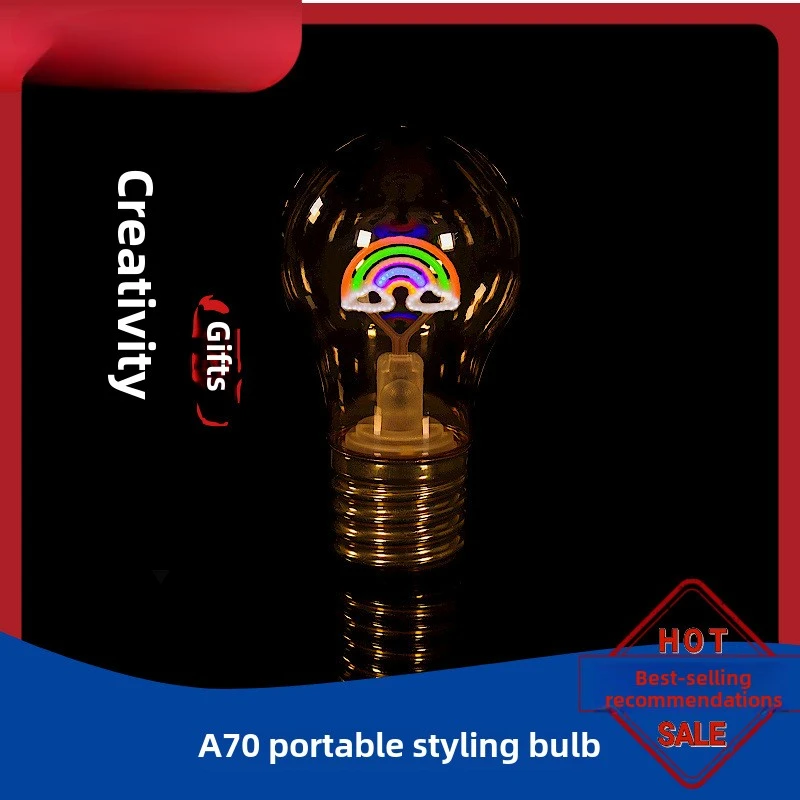 A70 USB RGBW Rainbow Bulb Charging Desk Lamp Creative Desk Decorative Night Light Valentine's Day Gift table lamp For bedroom
A70 USB RGBW Rainbow Bulb Charging Desk Lamp Creative Desk Decorative Night Light Valentine's Day Gift table lamp For bedroom