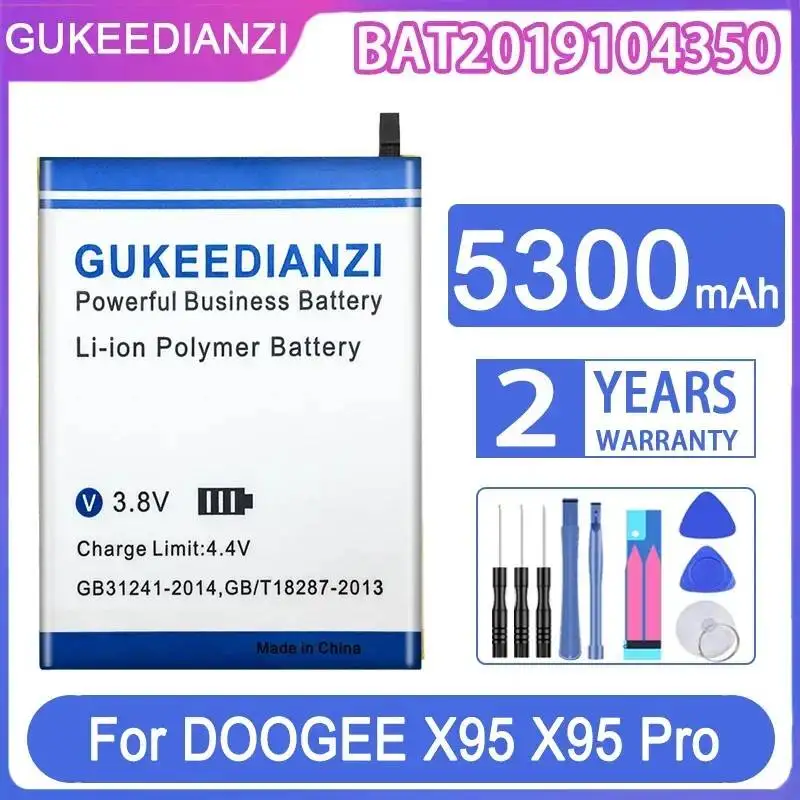 Экологичная батарея для мобильного телефона BAT2019104350 для Doogee X95 Pro 5300 мАч
Экологичная батарея для мобильного телефона BAT2019104350 для Doogee X95 Pro 5300 мАч