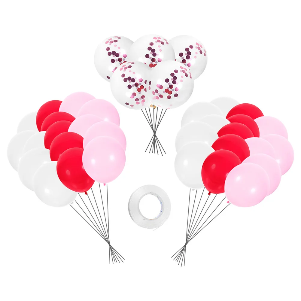 80Pcs Valentine's Day Wedding Balloon Decor Romantic Party Layout Prop Mix Balloon Set for Engagement Anniversary Celebration
80Pcs Valentine's Day Wedding Balloon Decor Romantic Party Layout Prop Mix Balloon Set for Engagement Anniversary Celebration