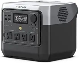 Portable Power Station RIVER 2 Pro, 768Wh LiFePO4 Battery, 70 Min Fast Charging, 4X800W (X-Boost 1600W) AC Outlets
Portable Power Station RIVER 2 Pro, 768Wh LiFePO4 Battery, 70 Min Fast Charging, 4X800W (X-Boost 1600W) AC Outlets