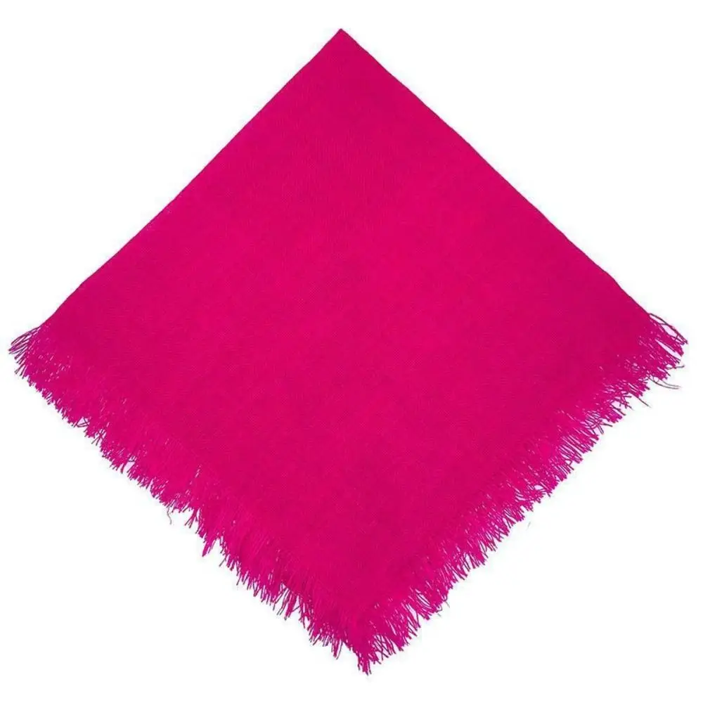 Simple 75cm Tassel Head Scarf Sunscreen Large Size Square Neck Scarves Kerchief Lightweight Pure Color Shawl Ladies/Girls
Simple 75cm Tassel Head Scarf Sunscreen Large Size Square Neck Scarves Kerchief Lightweight Pure Color Shawl Ladies/Girls