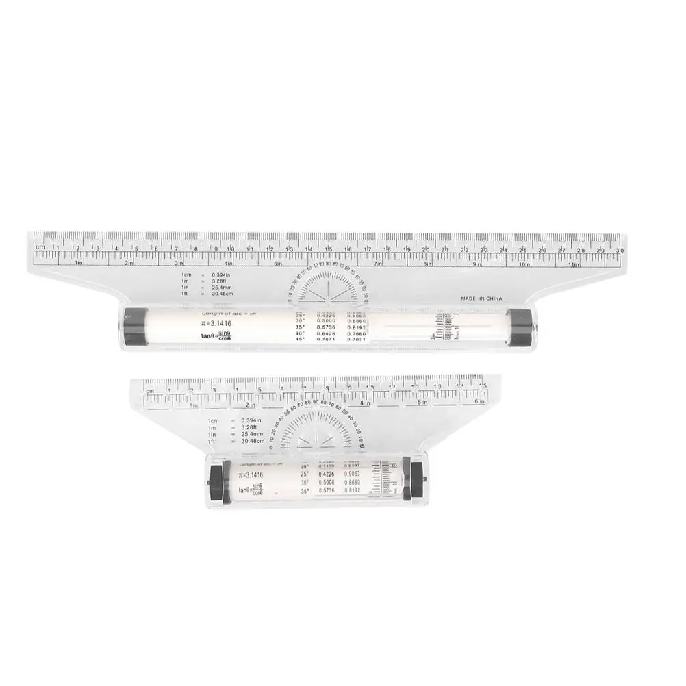 Parallel Ruler Transparent Plastic Rolling Rulers for Students Office Lightweight Portable Drafting Slide Measuring Tool Artists
Parallel Ruler Transparent Plastic Rolling Rulers for Students Office Lightweight Portable Drafting Slide Measuring Tool Artists