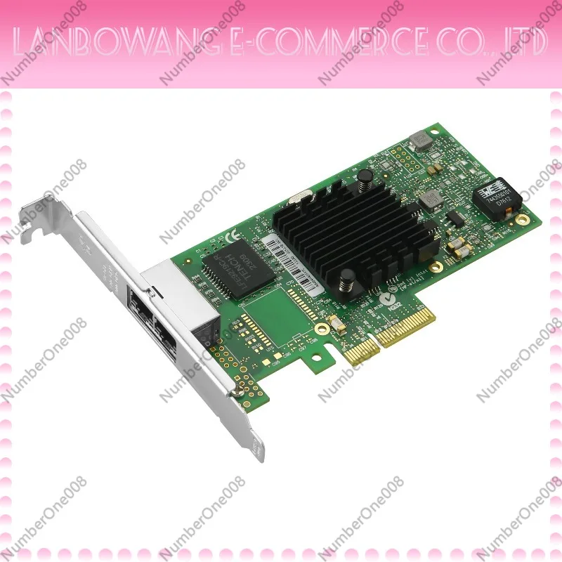 I350-AM2 Chip PCI-E X4 Dual Port Gigabit Ethernet Network Card for Desktop Server ROS Soft Routing Wired Network Adapter
I350-AM2 Chip PCI-E X4 Dual Port Gigabit Ethernet Network Card for Desktop Server ROS Soft Routing Wired Network Adapter