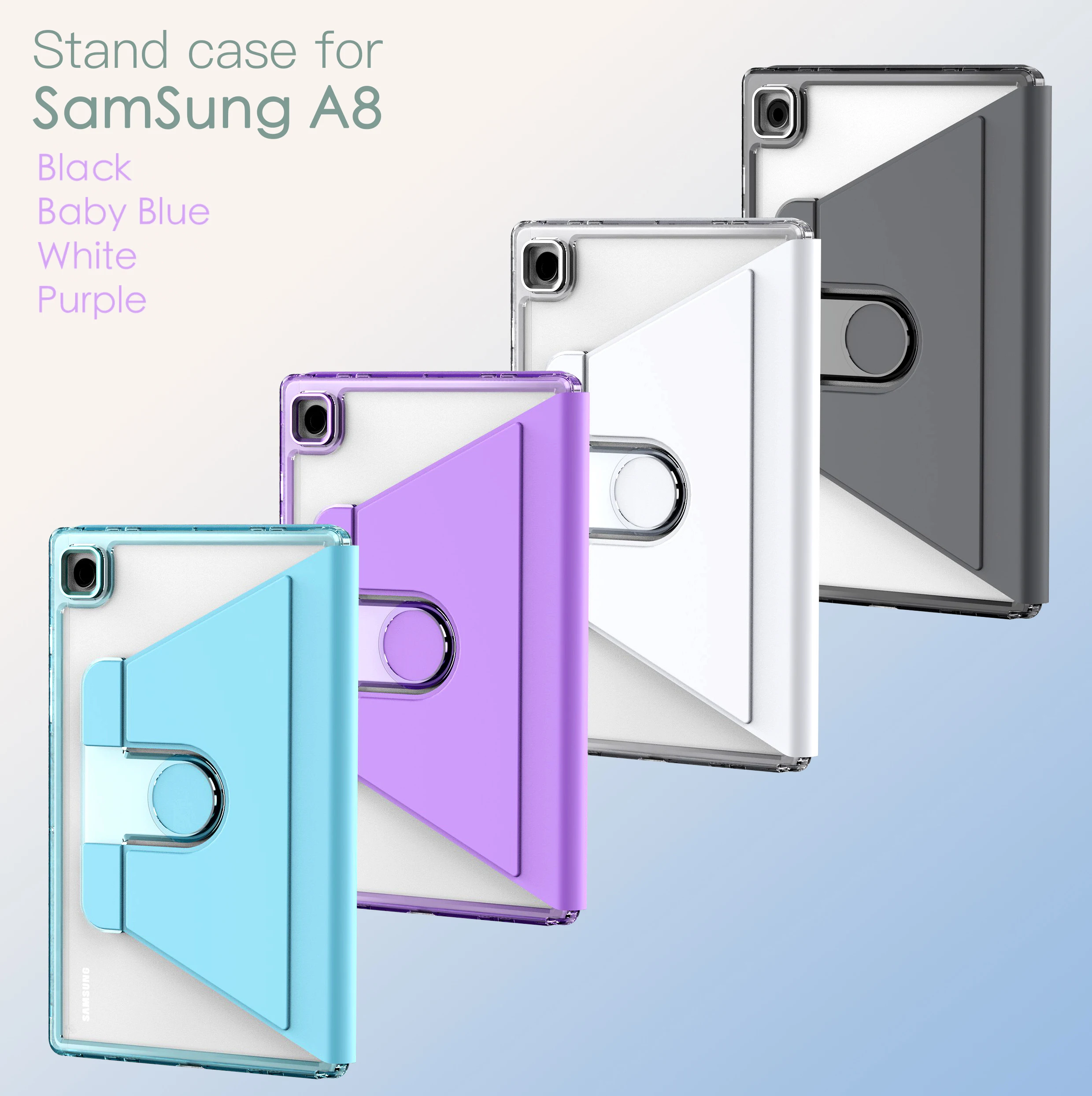 360 Rotating Smart Case For Samsung Galaxy Tab A11 A9 Plus 11 A11 A9 8.7 A8 A7 A7 Lite S9 Plus S9 FE S9 S8 Plus S7 FE S7 Cover
360 Rotating Smart Case For Samsung Galaxy Tab A11 A9 Plus 11 A11 A9 8.7 A8 A7 A7 Lite S9 Plus S9 FE S9 S8 Plus S7 FE S7 Cover