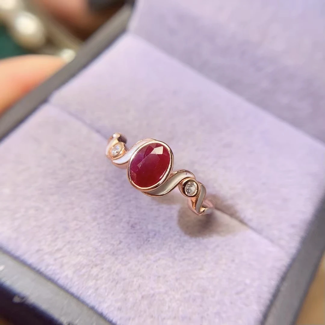 KJJEAXCMY New Natural Ruby S925 silver exquisitely Ring Full of luster Simple, elegant and high-end Bestseller Birthday present
KJJEAXCMY New Natural Ruby S925 silver exquisitely Ring Full of luster Simple, elegant and high-end Bestseller Birthday present