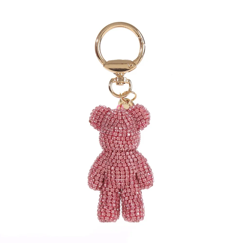 Handmade Cartoon Rhinestone Bear Keychain Metal Bag Hanging Bear Pendant Jewelry Accessories Animal Car Keyring Girls
Handmade Cartoon Rhinestone Bear Keychain Metal Bag Hanging Bear Pendant Jewelry Accessories Animal Car Keyring Girls