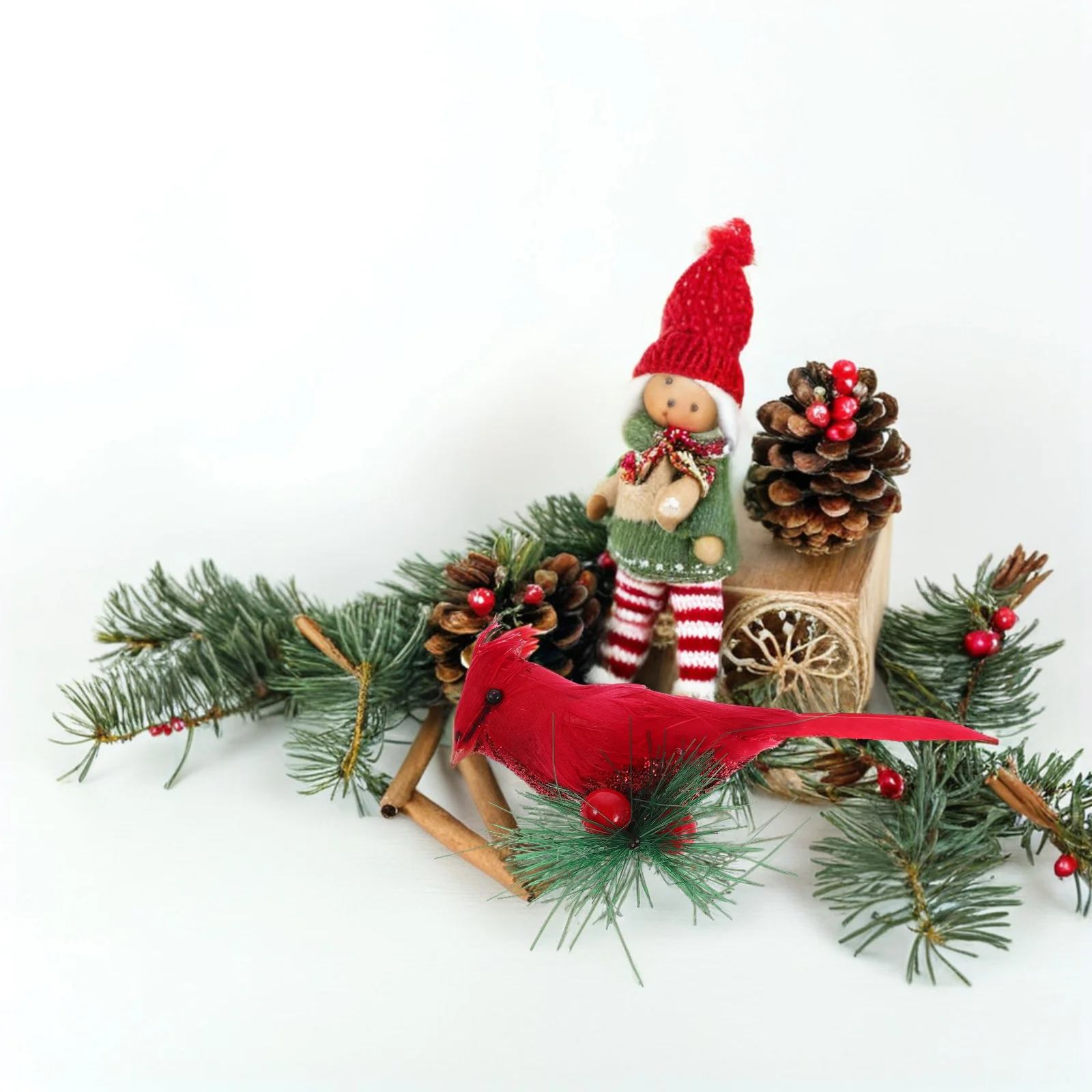 10 Pcs Christmas Tree Decoration Bird Artificial Red Cardinalal Birds Clip Ornaments Realistic Decorations Plastic
10 Pcs Christmas Tree Decoration Bird Artificial Red Cardinalal Birds Clip Ornaments Realistic Decorations Plastic