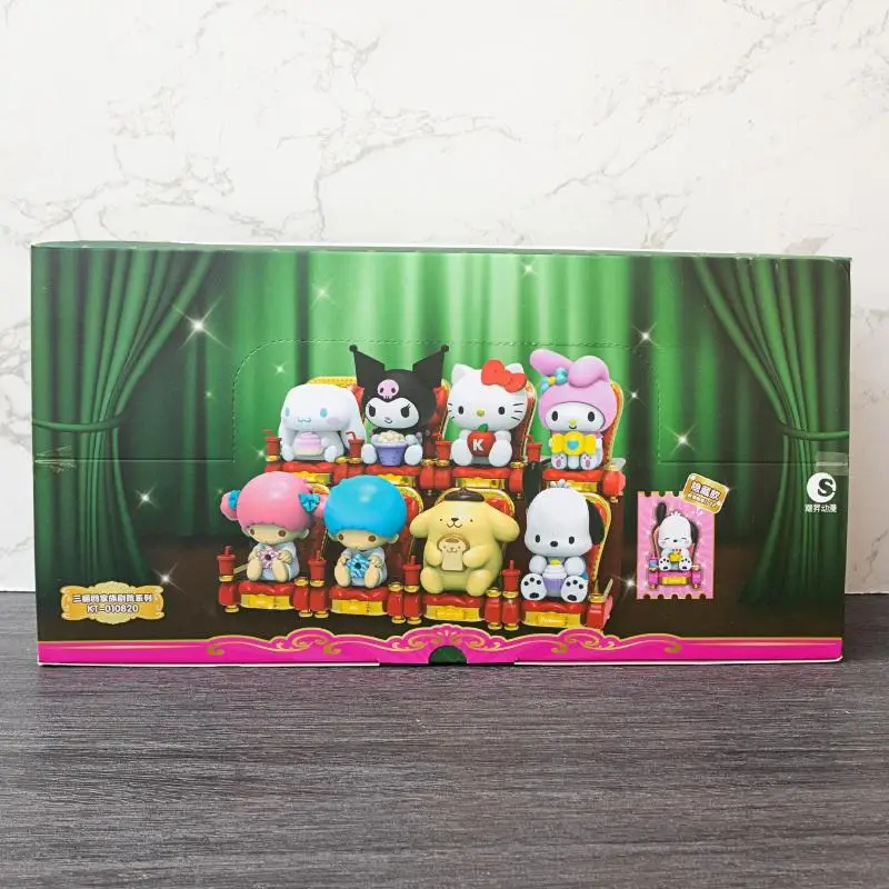 Pochacco Characters Family Theater Blind Box Set Kuromi Pompompurin Official Cute Anime Figure Gift for Girls
Pochacco Characters Family Theater Blind Box Set Kuromi Pompompurin Official Cute Anime Figure Gift for Girls