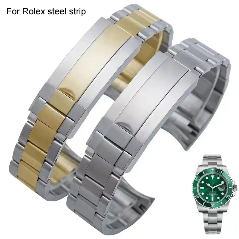 Oyster Bracelet 904L Stainless Steel Watch Band for Rolex SUBMARINER DAYTONA SUP GMT Men's Watch Bracelet Metal Strap 20 21mm
Oyster Bracelet 904L Stainless Steel Watch Band for Rolex SUBMARINER DAYTONA SUP GMT Men's Watch Bracelet Metal Strap 20 21mm