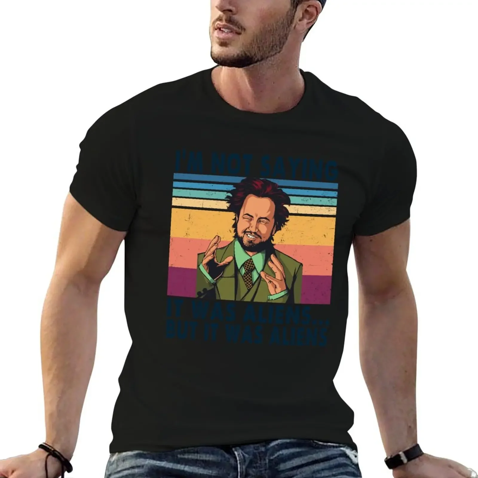 I'm not saying it was aliens but it was aliens vintage T-Shirt graphic shirts shirts graphic tees black t-shirts for men
I'm not saying it was aliens but it was aliens vintage T-Shirt graphic shirts shirts graphic tees black t-shirts for men