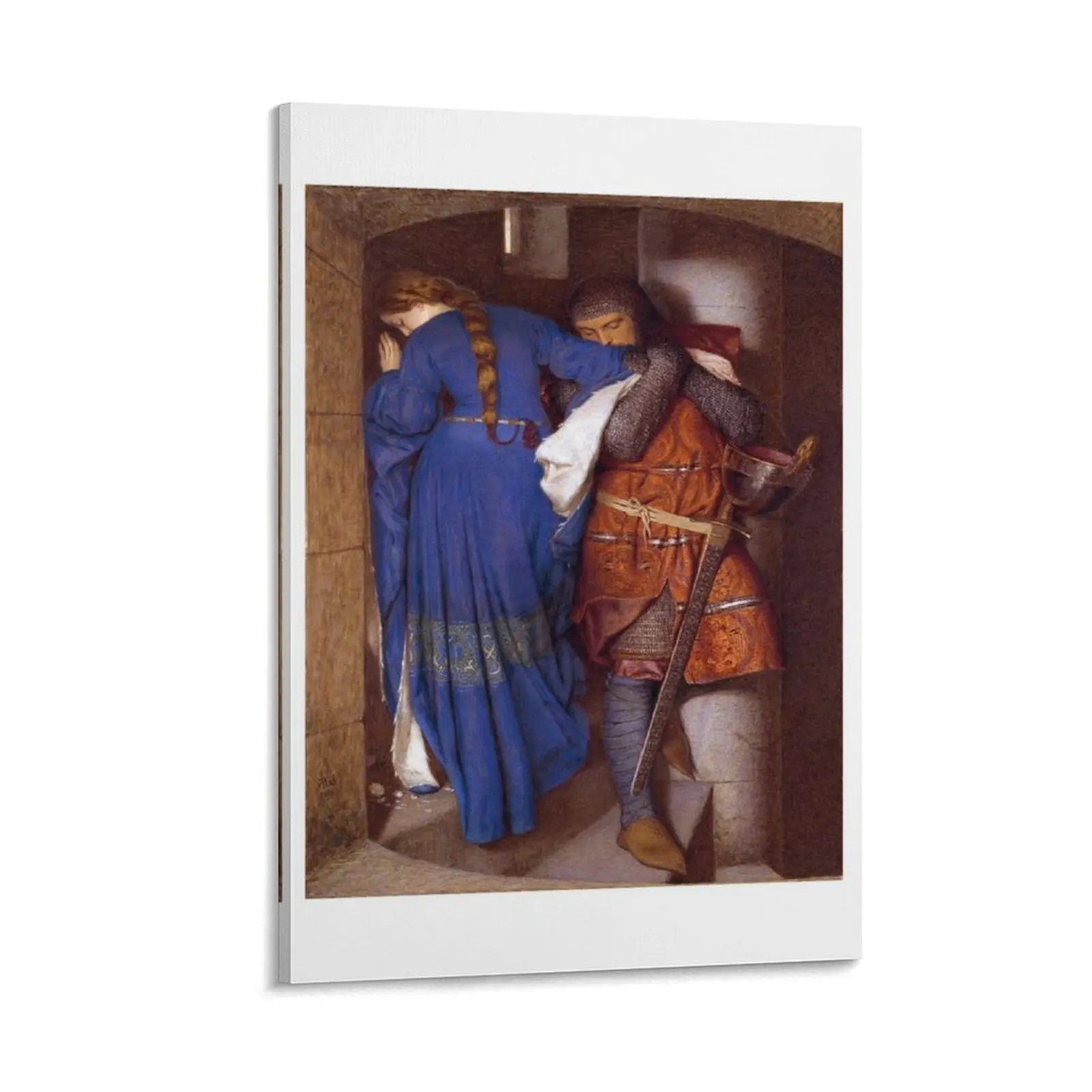 Frederic William Burton Hellelil and Hildebrand The Meeting on the Turret Stairs Canvas Painting art
Frederic William Burton Hellelil and Hildebrand The Meeting on the Turret Stairs Canvas Painting art