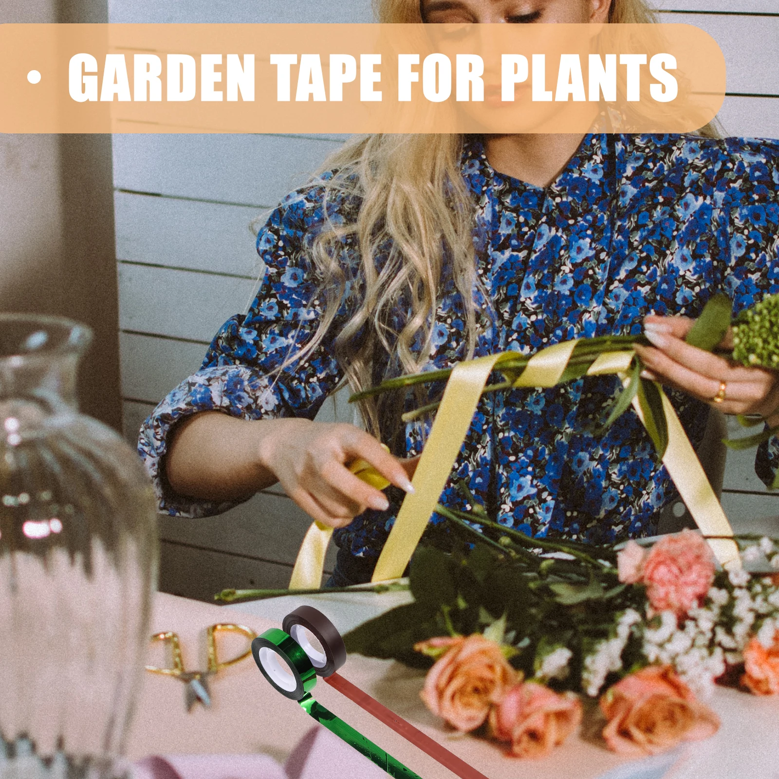 20 Pcs Waterproof BOPP Floral Tape for Flower Wrapping Self Adhesive Garden Plant Binding Bouquet Arrangement Supplies Florist
20 Pcs Waterproof BOPP Floral Tape for Flower Wrapping Self Adhesive Garden Plant Binding Bouquet Arrangement Supplies Florist