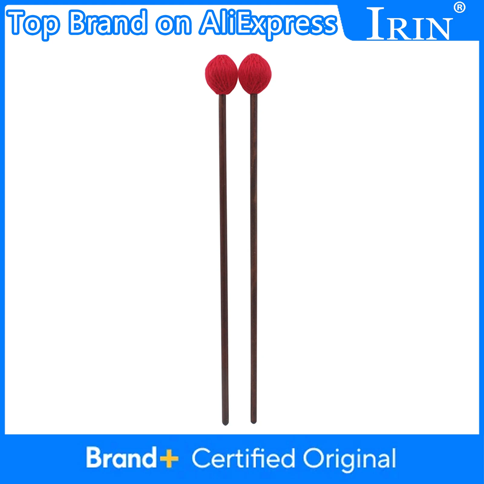 IRIN 1 Pair Intermediate Maple Marimba Hammers For Performance Red Handle Xylophone Sticks Red Percussion Instrument Accessories
IRIN 1 Pair Intermediate Maple Marimba Hammers For Performance Red Handle Xylophone Sticks Red Percussion Instrument Accessories