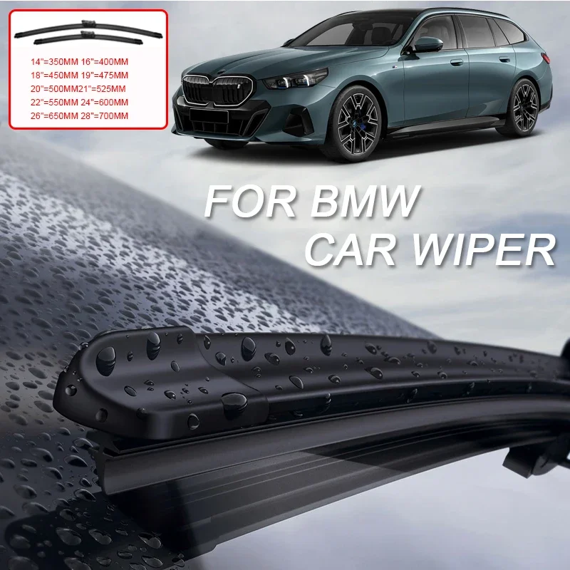 2PCS Car Blade Windshield Wiper For BMW 1 2 3 4 5 Series G42 F44 G22 I4 G26 I5 G30 G60 F40 X1 IX1 X3 X4 X5 X6 Windshield Rubber
2PCS Car Blade Windshield Wiper For BMW 1 2 3 4 5 Series G42 F44 G22 I4 G26 I5 G30 G60 F40 X1 IX1 X3 X4 X5 X6 Windshield Rubber