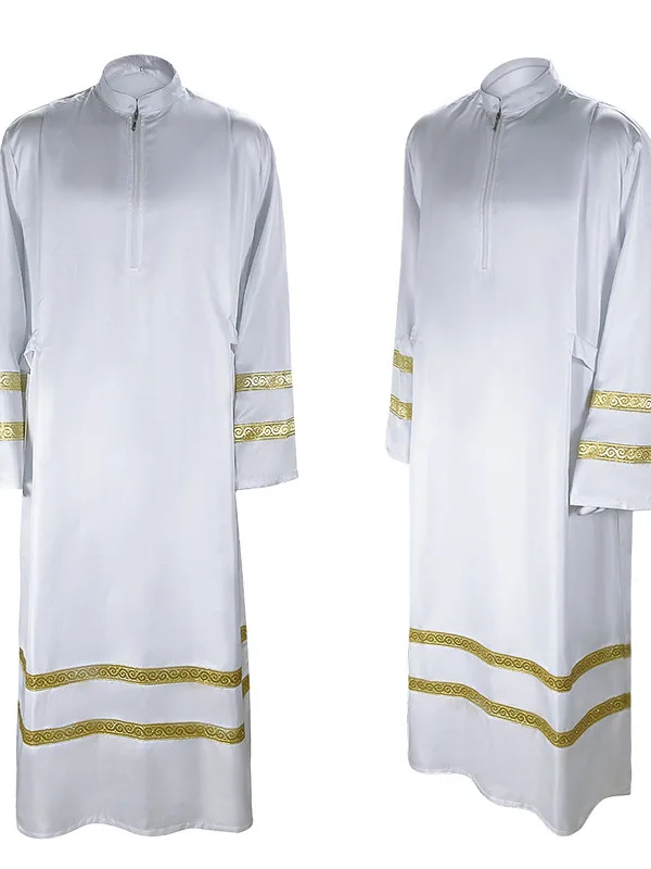 White Medieval Priest Costume Cosplay Gown Revival Festival Performance Clothing Women's Fashion Summer China Origin
White Medieval Priest Costume Cosplay Gown Revival Festival Performance Clothing Women's Fashion Summer China Origin