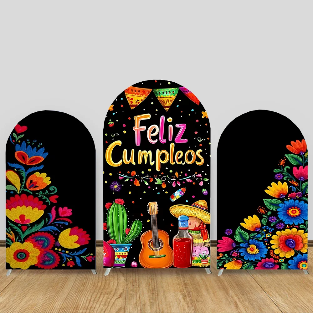 Spanish Happy Birthday Arch Backdrop Mexican Party Decoration Supplies Cartoon Cactus Balloon Carnival Photography Background
Spanish Happy Birthday Arch Backdrop Mexican Party Decoration Supplies Cartoon Cactus Balloon Carnival Photography Background