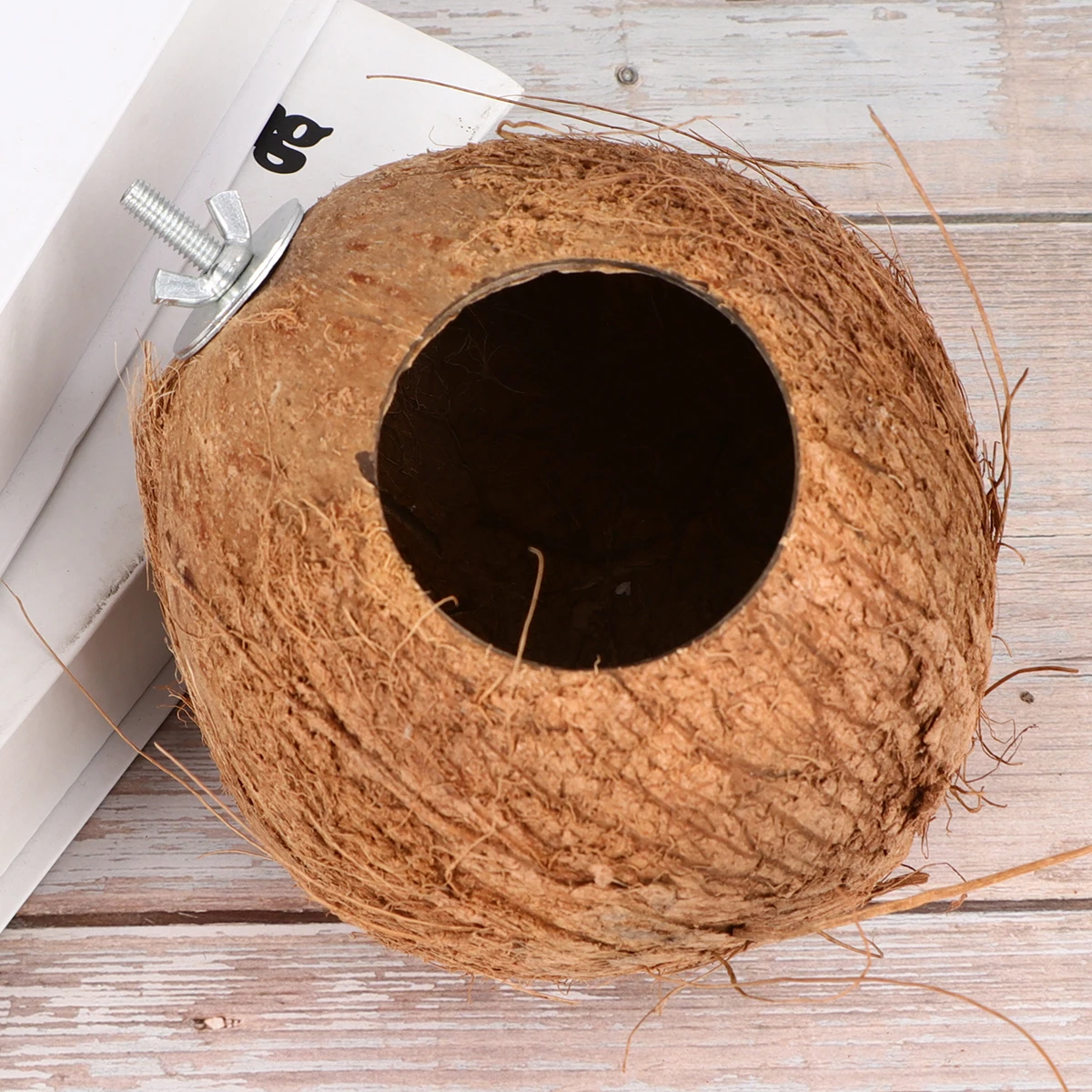 Coconut Shell Bird Nest Hut Bed Feeder House Wide Entrance Natural Play Sleep Comfortable Cage for Canary Parrot Lark
Coconut Shell Bird Nest Hut Bed Feeder House Wide Entrance Natural Play Sleep Comfortable Cage for Canary Parrot Lark