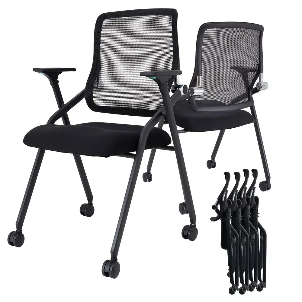 Pack Stackable amp Foldable Conference Room Chairs with Lumbar Support, Armrest Ergonomic Mesh Bouncing Back for Office Meeting
Pack Stackable amp Foldable Conference Room Chairs with Lumbar Support, Armrest Ergonomic Mesh Bouncing Back for Office Meeting