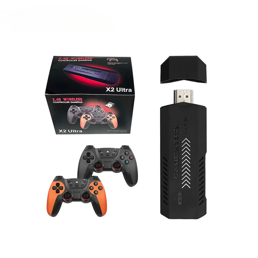 L X2 Ultra Gaming Stick 4k Ретро игровая консоль Домашнее ТВ Видеоигровая консоль Классическая 64 ГБ 30000 Игровой Psp/Ps1
L X2 Ultra Gaming Stick 4k Ретро игровая консоль Домашнее ТВ Видеоигровая консоль Классическая 64 ГБ 30000 Игровой Psp/Ps1
