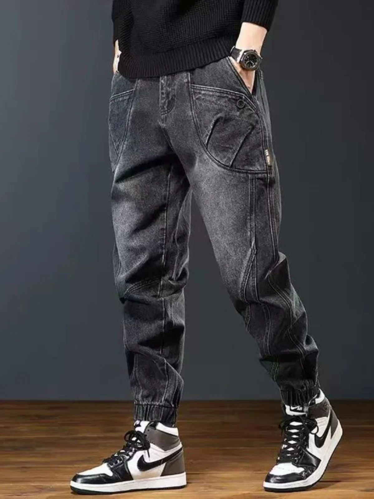 Retro American Workwear Sle Men's Jeans Spring Autumn New High End Harlan Trousers Youth Casual Wear Resistant Stretch Denim
Retro American Workwear Sle Men's Jeans Spring Autumn New High End Harlan Trousers Youth Casual Wear Resistant Stretch Denim