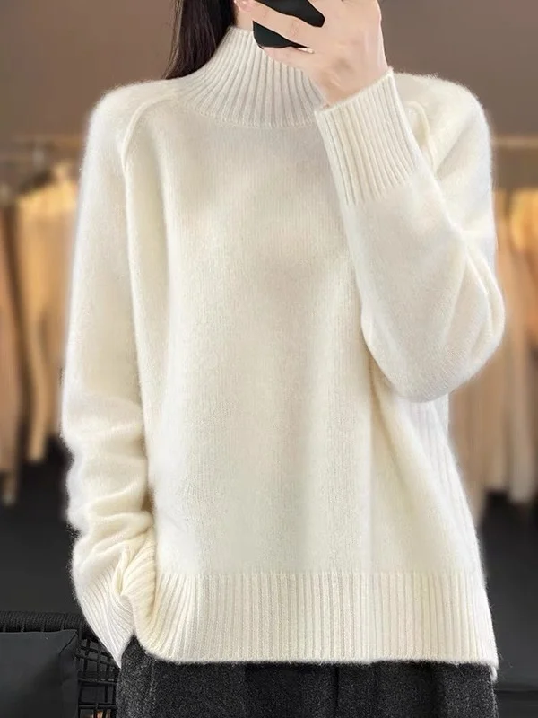 Осень-зима, женский трикотаж верблюжьего цвета, свободный длинный свитер с высоким воротником, цвет свека, универсальный, удобный...
Осень-зима, женский трикотаж верблюжьего цвета, свободный длинный свитер с высоким воротником, цвет свека, универсальный, удобный...