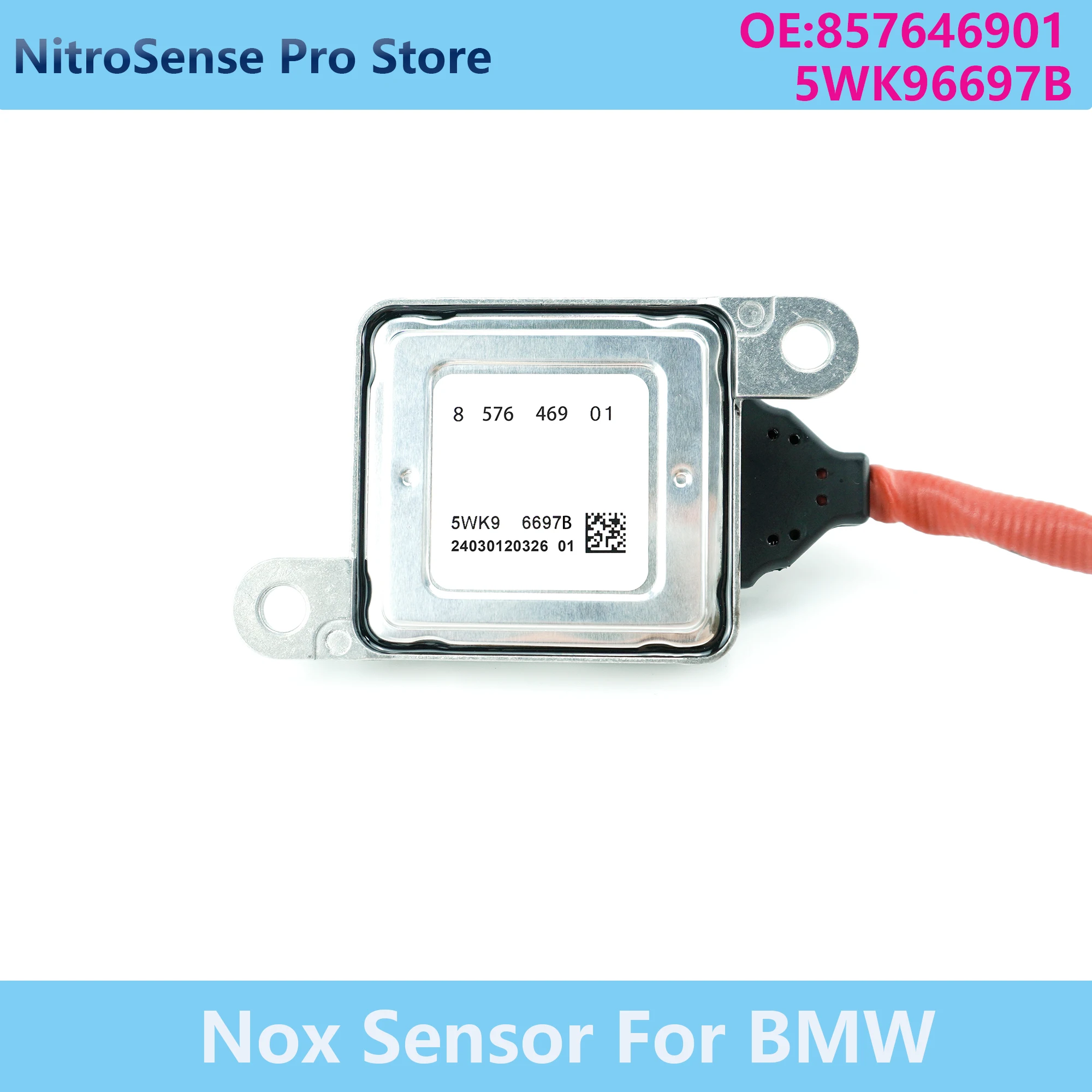 5WK96697B 5WK9 6697B 857646901 New Nitrogen Oxide Sensor 12V For BMW 1 F20 F21 2 F22 F23 X5 E70 F15 X6 E71 NOx Sensor
5WK96697B 5WK9 6697B 857646901 New Nitrogen Oxide Sensor 12V For BMW 1 F20 F21 2 F22 F23 X5 E70 F15 X6 E71 NOx Sensor